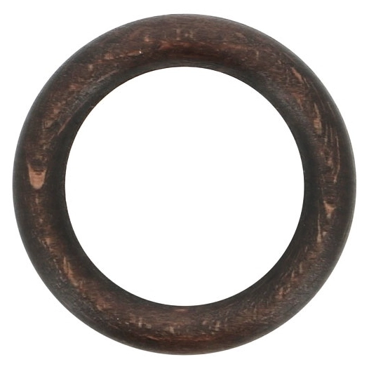 Anneau d.42 pour barre d.20 noyer blister de 10 - MOBOIS