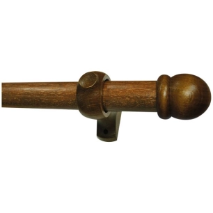 Kit bois 2m Ø28mm ogive sans anneaux chêne - MOBOIS