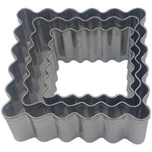 3 Découpoirs / Emporte-pièces carrés - Biscuits - PATISSE