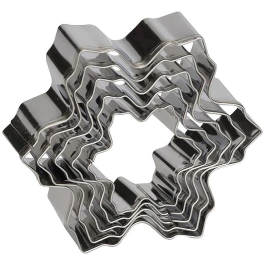 5 Découpoirs / Emporte-pièces flocons de neige - PATISSE