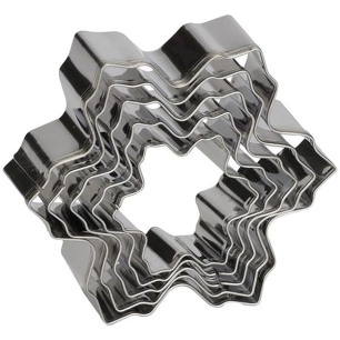 5 Découpoirs / Emporte-pièces flocons de neige - PATISSE