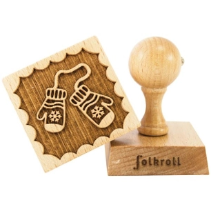 Tampon à biscuits carré - Motif Moufles - PATISSE