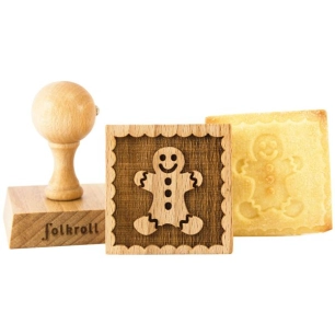 Tampon à biscuits carré - Motif Gingerman - PATISSE