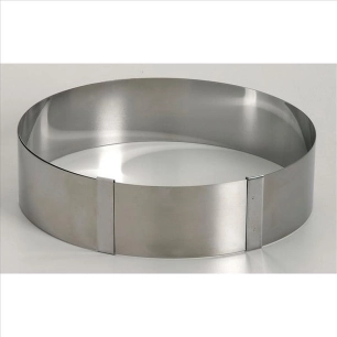 Cercle à tarte extensible inox - LARES