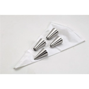 Poche à décorer avec 4 douilles - LACOR