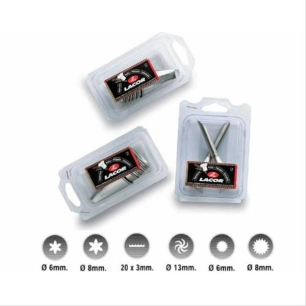 Lot de 6 douilles variées Inox - LACOR