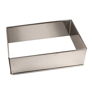 CADRE PATISSERIE RC 46X32 H7.5CM*INOX - LARES