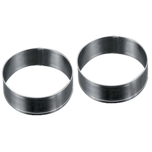Lot de 2 cercles à pâtisserie - METALTEX