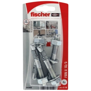 Goujons fbn ii 10/5-4k blister de 10 - FISCHER