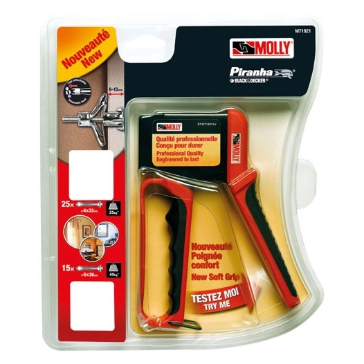 Kit pince + 40 chevilles molly + vis - MOLLY