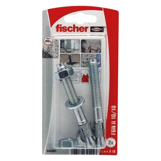 Goujons fbn II 10/10-2k blister de 10 - FISCHER