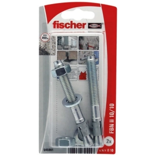 Goujons fbn II 10/10-2k blister de 10 - FISCHER