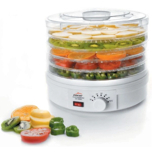 Déshydrateur 5 plateaux - Blanc - 69123 - LACOR