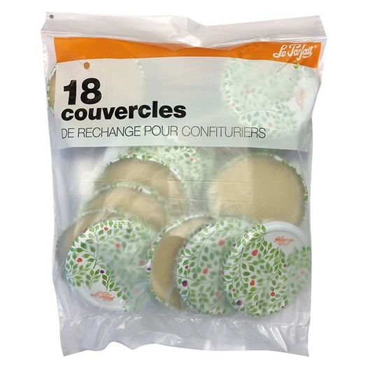 Lot de 18 couvercles pour confituriers - LE PARFAIT