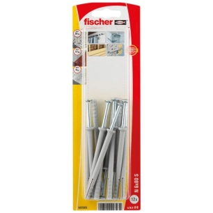Cheville clou n 6x80 s blister de 12 - FISCHER