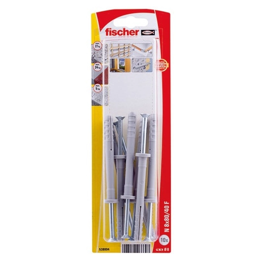 CHEVILLE CLOU N 8X80/40 F K NV - FISCHER