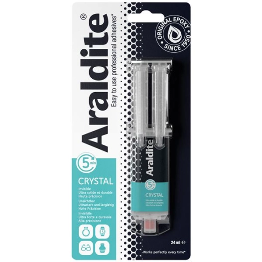 Colle cristal seringue 24ml - ARALDITE