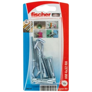 Chev. corps creux crochet hm4x32 x4 blister de 4 - FISCHER