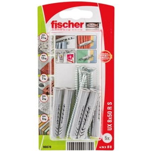 Cheville multimat ux 8x50 rs blister x5 - FISCHER