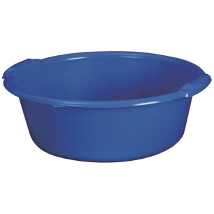 Bassine ronde 11l d38x16cm bleu - ALUMINIUM ET PLASTIQ