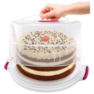 Cloche à gâteaux extensible en plastique - METALTEX