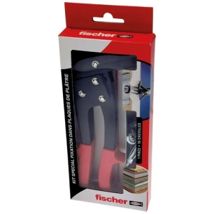 Kit fixation 1 pince à expansion et 16 chevilles métalliqu - FISCHER