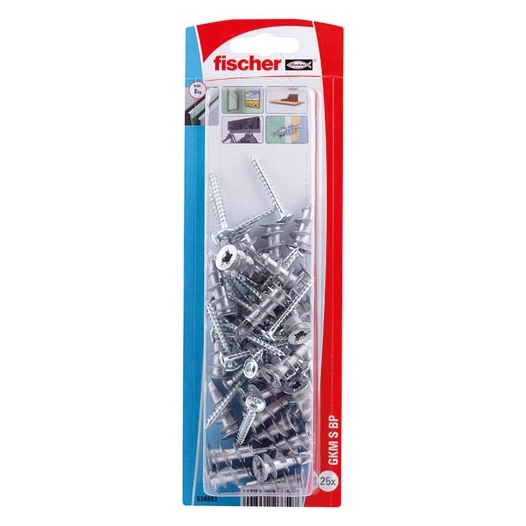 Cheville autopercée metal gkm bp sr blister de 25 - FISCHER