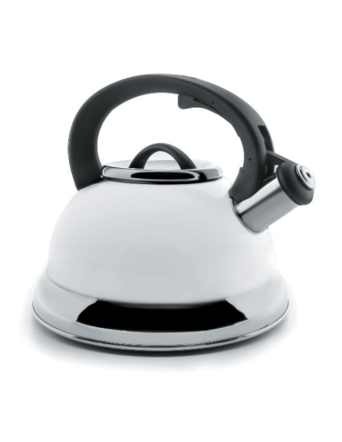 Bouilloire sifflante laqué Blanc - 2.5 L - LACOR