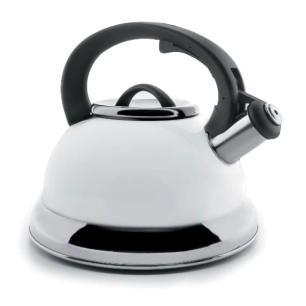 Bouilloire sifflante laqué Blanc - 2.5 L - LACOR