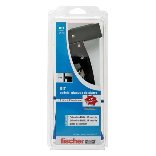 Pince cheville à plaque 24 HM + kit chevilles - FISCHER