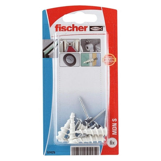 Chevilles plaques de plâtre avec vis MDN s/6k - FISCHER