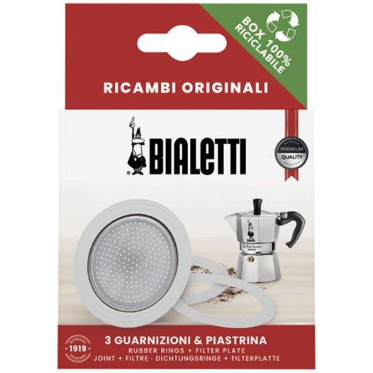 Filtre + 3 joints pour cafetière 2 tasses - BIALETTI