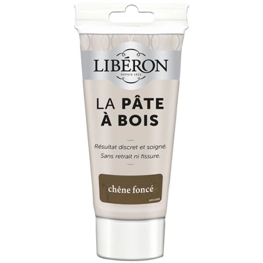 Pate à bois tube 50g chêne foncé - LIBERON