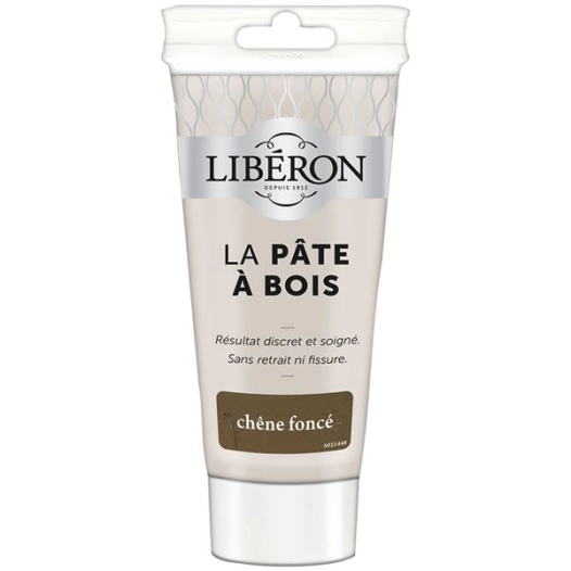 Pate à bois tube 150g chêne foncé - LIBERON