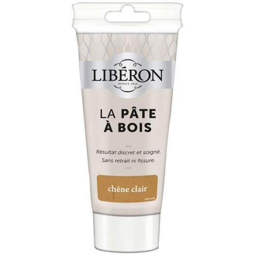 Pate à bois tube 150g chêne clair - LIBERON