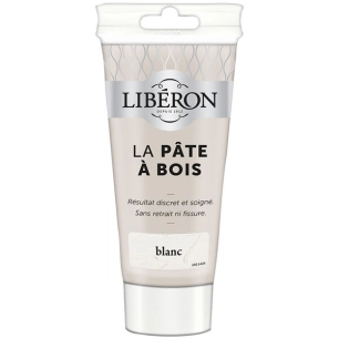 Pate à bois tube 150g blanc - LIBERON