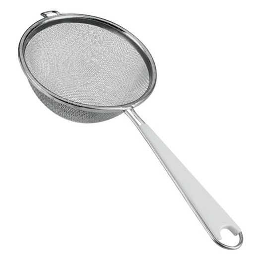 Passoire tamis alu fin manche plast. Ø 10cm - METALTEX