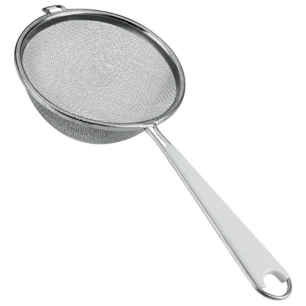 Passoire tamis alu fin manche plast. Ø 10cm - METALTEX