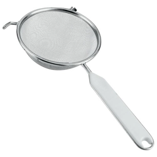 Passoire tamis alu moyen manche plast. Ø 14cm - METALTEX