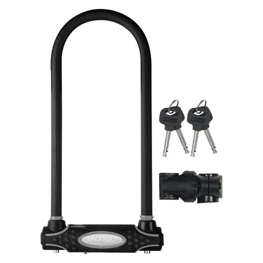 Antivol en u en acier cémente avec anse longue de 28cm. - MASTER LOCK