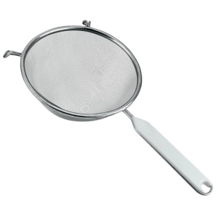 Passoire tamis alu moyen manche plast. Ø 18cm - METALTEX