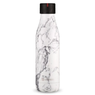 Bouteille isotherme 500 ml Marbré Blanc & Noir - Bottle'Up Expression - LES ARTISTES