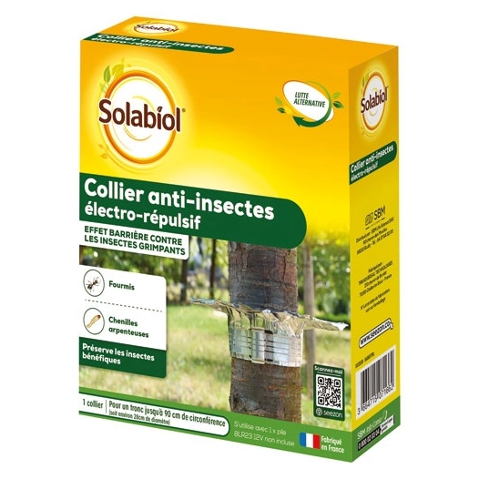 Collier anti-insectes électro répulsif /nc - SOLABIOL