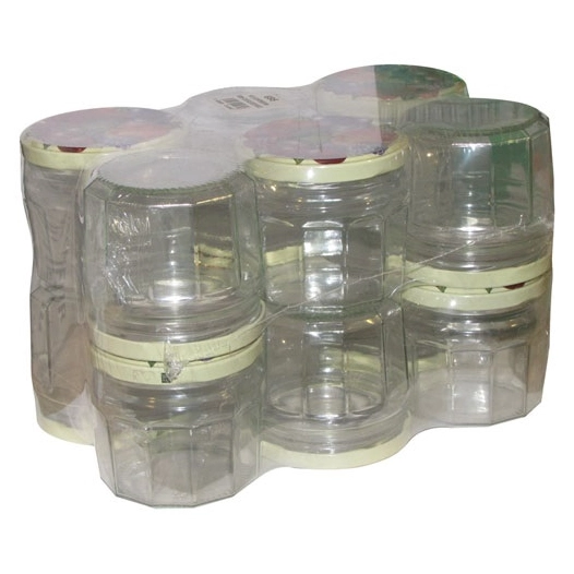 Pack 12 confituriers 340ml couvercle décor fruits - BJ