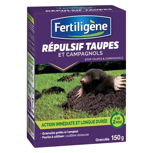 Anti taupes/campagnols granulés PAE 150g /nc - FERTILIGENE