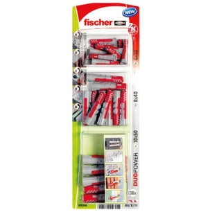 Cheville Duopower blister 15(6x30) 10 ( 8x40) 5 (10X50) - FISCHER