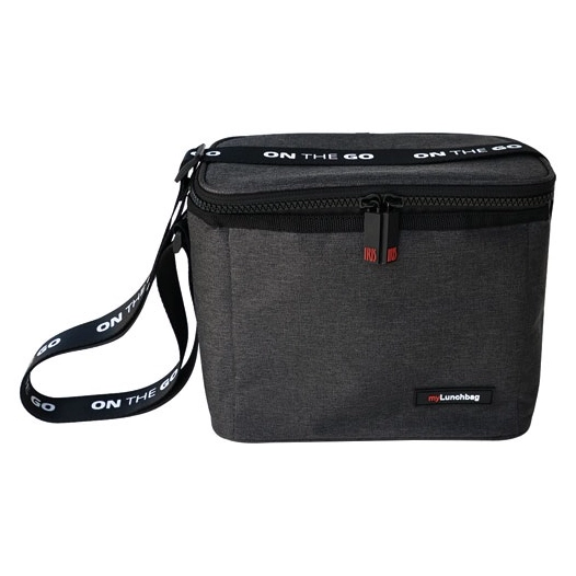Sac isotherme Lunch Bag 4 L Noir Chiné - On The Go - IRIS