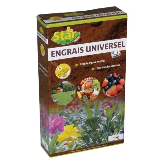 Engrais universel organominéral 1kg /nc - STAR JARDIN