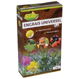 Engrais universel organominéral 1kg /nc - STAR JARDIN