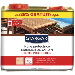 Huile protectrice bois exte.teck 2l - STARWAX